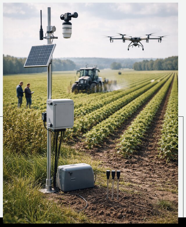 Разработка IoT мониторинга полей в Батайске от 8603 р. | АвикейБтс