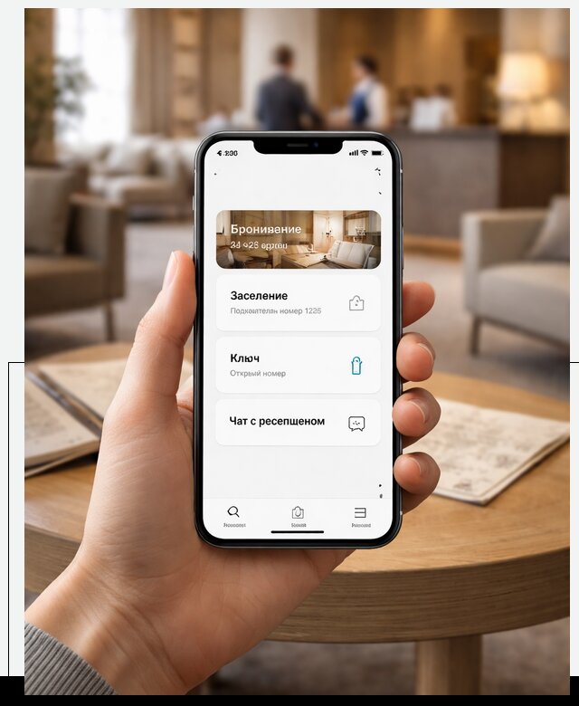Мобильное приложение для гостей отеля в Батайске, управление сервисом